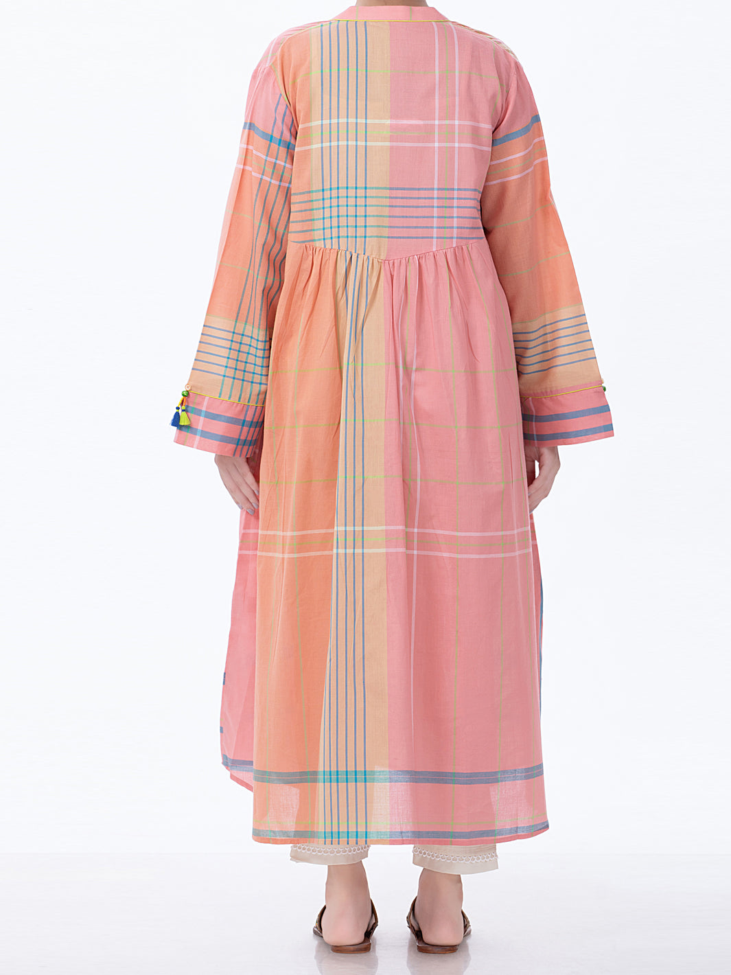 Pink Yarn-Dyed Tunic - ALP-LK-1372