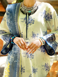 Ivory Lawn 3Pc Unstitched - ALP-3PS-1376