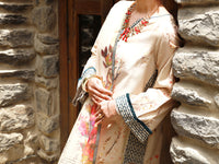 Beige Lawn 3Pc Unstitched - ALP-3PS-1378