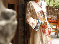 Beige Lawn 3Pc Unstitched - ALP-3PS-1378