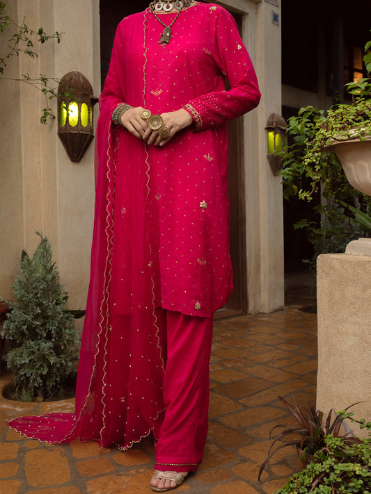 Pink 3 Piece Stitched - ALP-3PS-1397