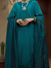 Turquoise 3 Piece Stitched - ALP-3PS-1398