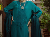 Turquoise 3 Piece Stitched - ALP-3PS-1398
