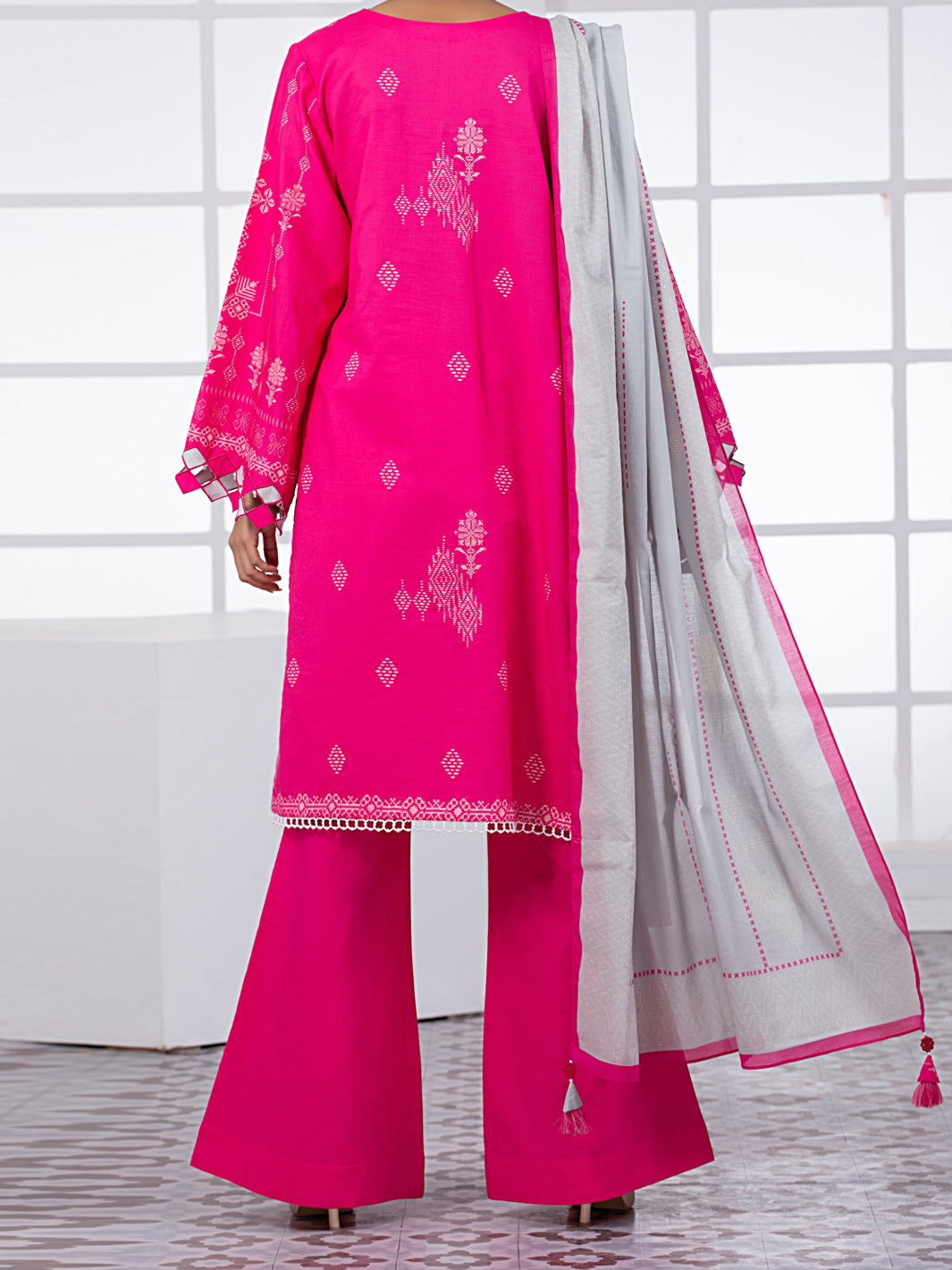 Fuchsia Lawn 2Pc Unstitched - ALP-2PS-1446A