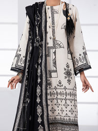 Black & White 2Pc Unstitched - ALP-2PS-1450A