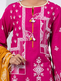 Pink Lawn 2Pc Unstitched - ALP-2PS-1450B