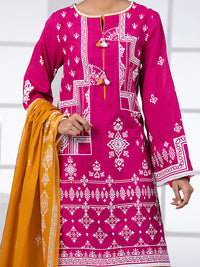 Pink Lawn 2Pc Unstitched - ALP-2PS-1450B