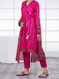Pink Lawn 2Pc Unstitched - ALP-2PS-1452B