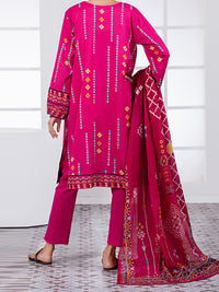 Pink Lawn 2Pc Unstitched - ALP-2PS-1452B