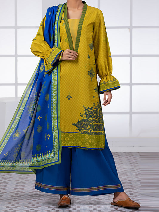 Lime Green 2 Piece Unstitched - ALP-2PS-1453B