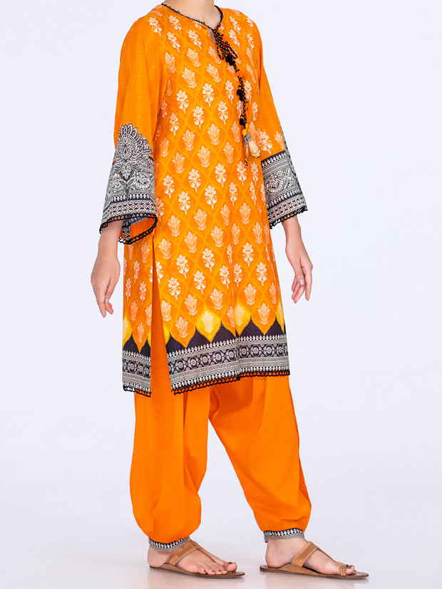 Orange Lawn 2 Piece Unstitched - ALP-2PS-1468