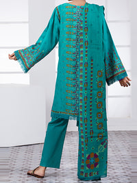 Turquoise Lawn 3Pc Unstitched - ALP-3PS-1494