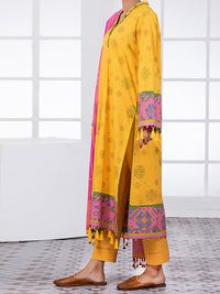 Yellow Lawn 3Pc Unstitched - ALP-3PS-1497