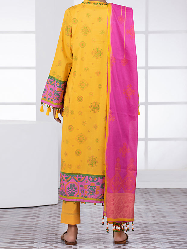 Yellow Lawn 3 Piece Unstitched - ALP-3PS-1497
