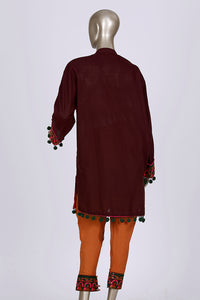Maroon 3 Piece Stitched - ALP-352