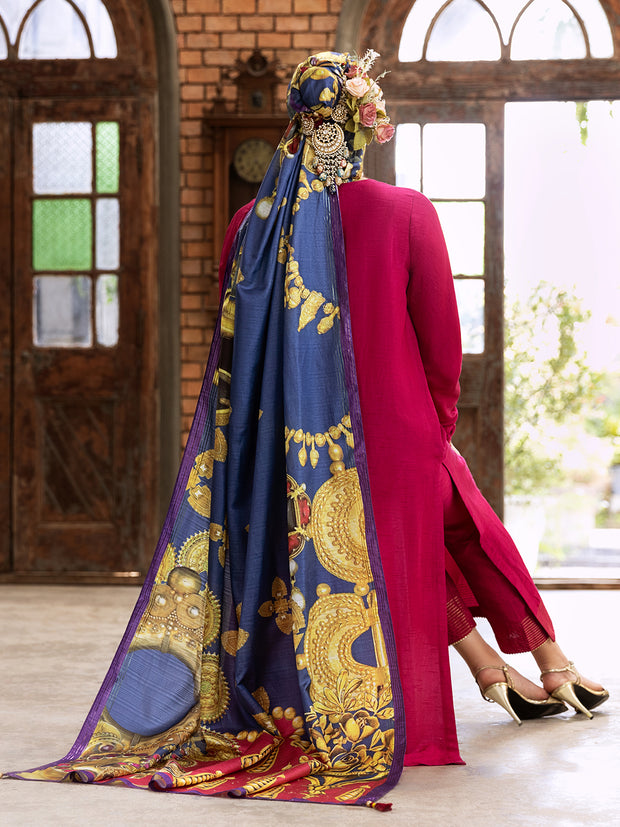 Pink Silk 3 Piece Stitched - ALP-3PS-427