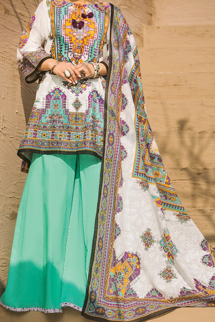 White 3 Piece Stitched - ALP-441