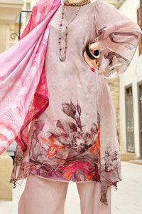 Pink Chiffon 3 Piece Stitched - ALP-684