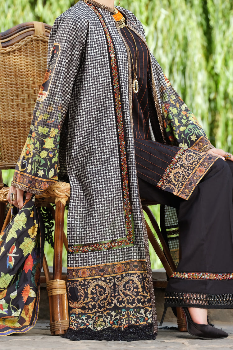 Black Cambric 2 Piece Unstitched - ALP-767