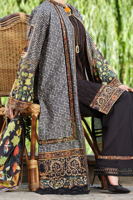 Black Cambric 2 Piece Unstitched - ALP-767