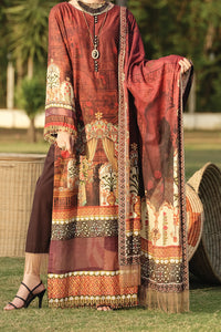 Maroon Lawn 2Pc Unstitched - ALP-772