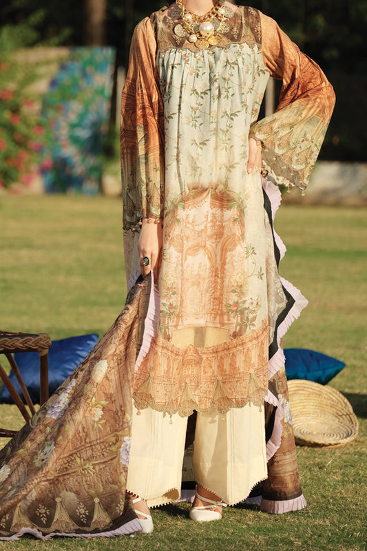 Light Green Lawn 2Pc Unstitched - ALP-773