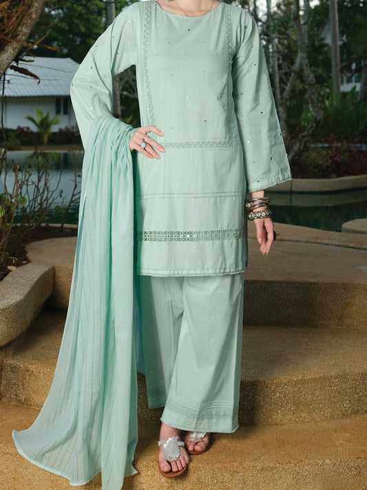 Ferozi Lawn 3 Piece Stitched - ALP-3PS-813