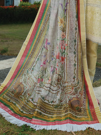 Lime Schiffli Lawn 3Pc Stitched - ALP-3PS-829