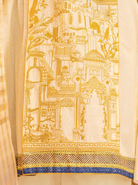 Yellow Lawn  3Pc Stitched - ALP-933