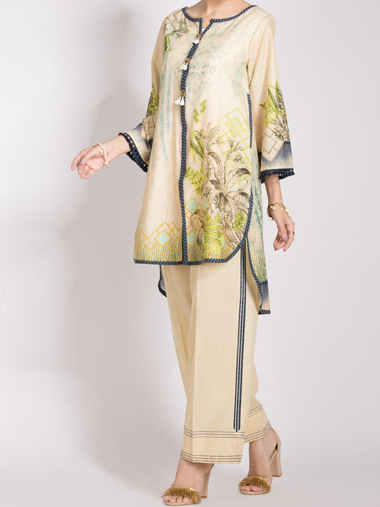 Beige Lawn 2Pc Unstitched - ALP-2PS-994