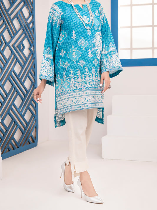 Teal Lawn Tunic - ALP-LK-1010