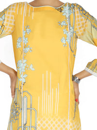 Yellow Lawn Tunic - ALP-LK-1017B