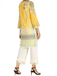Yellow Lawn Tunic - ALP-LK-1017B