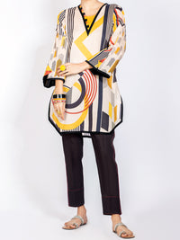 Beige Lawn Tunic - ALP-LK-1108