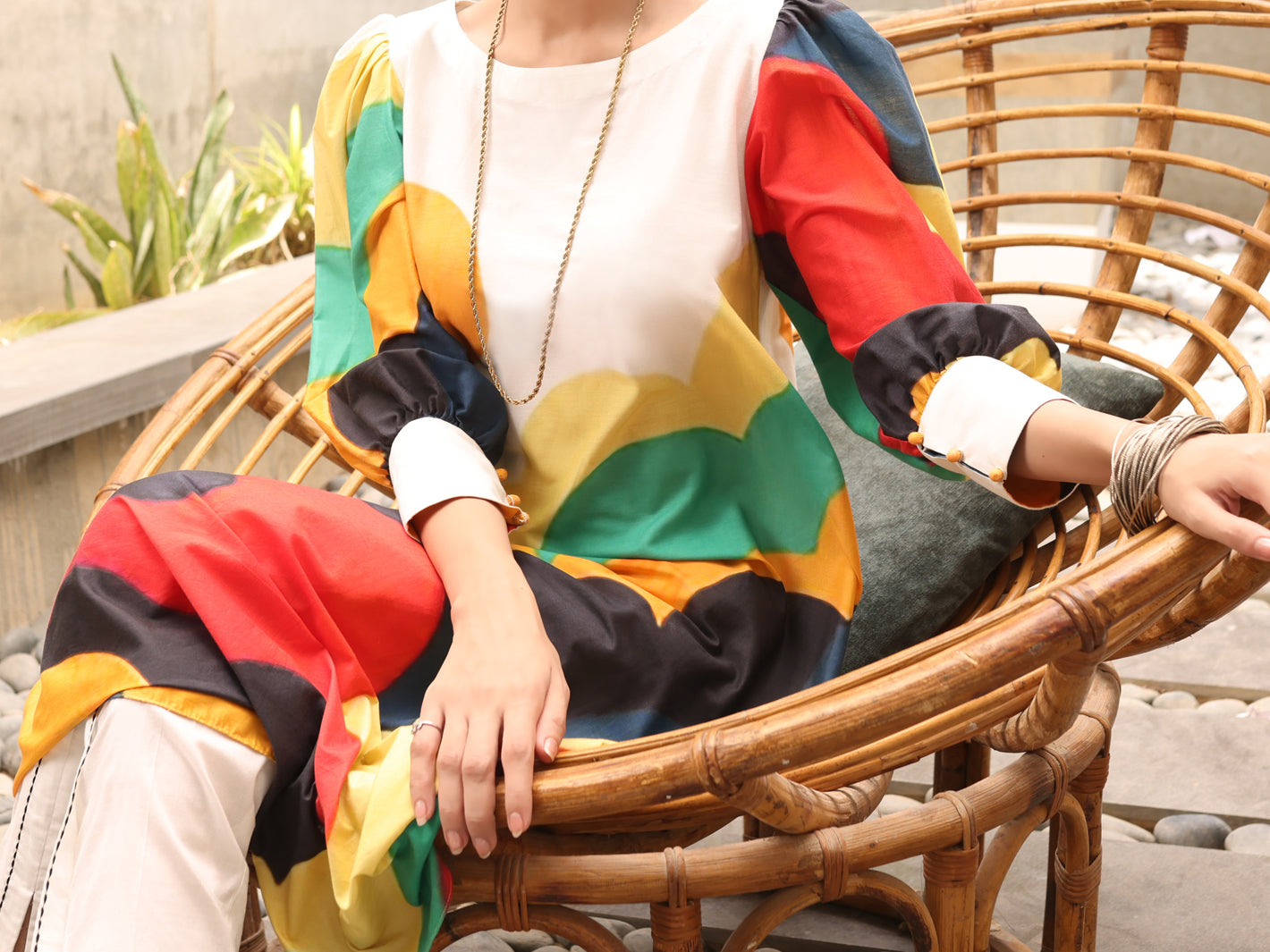 White Lawn Tunic - ALP-LK-1229