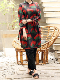 Black Lawn Tunic - ALP-LK-1232