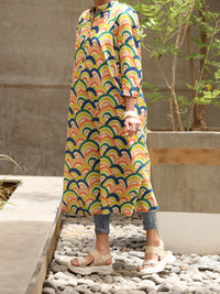 Yellow Lawn Tunic - ALP-LK-1233