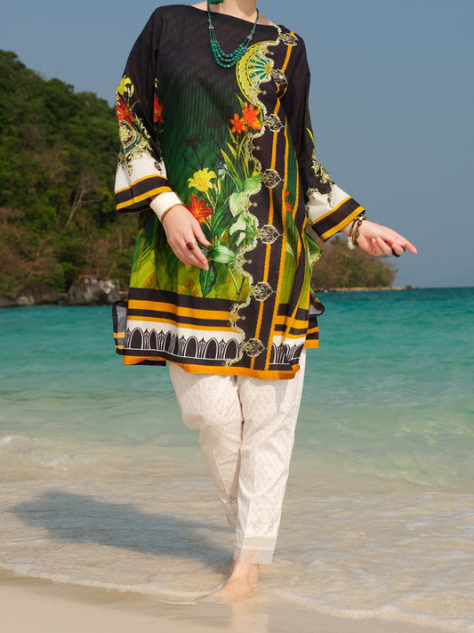 Green Lawn Tunic - ALP-LK-670