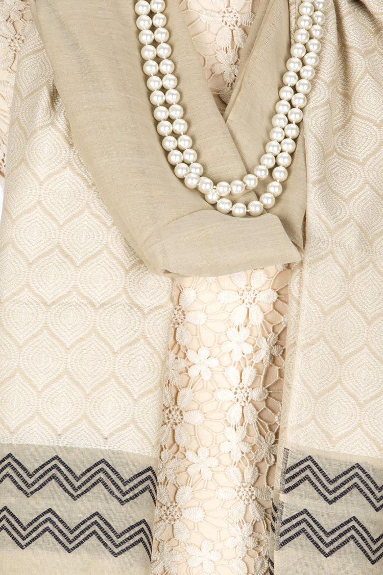 Khaki Women Stole - ALP-ST-140