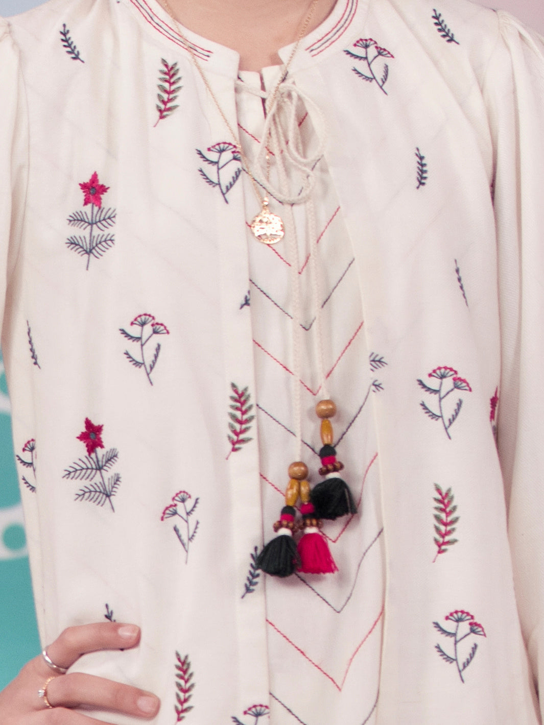 Off White Twill 2 Piece Stitched - ALT-2PS-LKS-1003