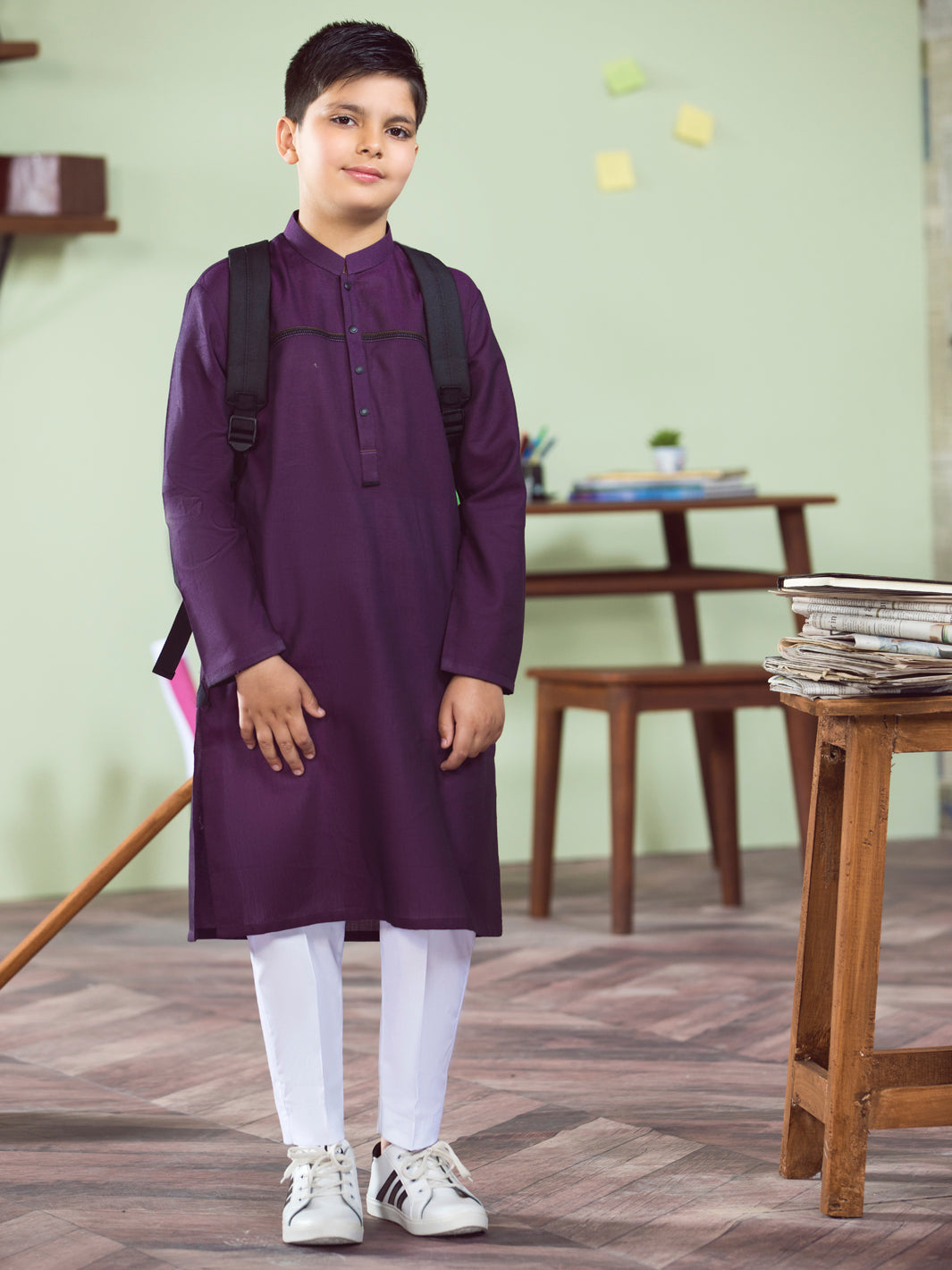 Purple Boy Kurta - ALT-K-001
