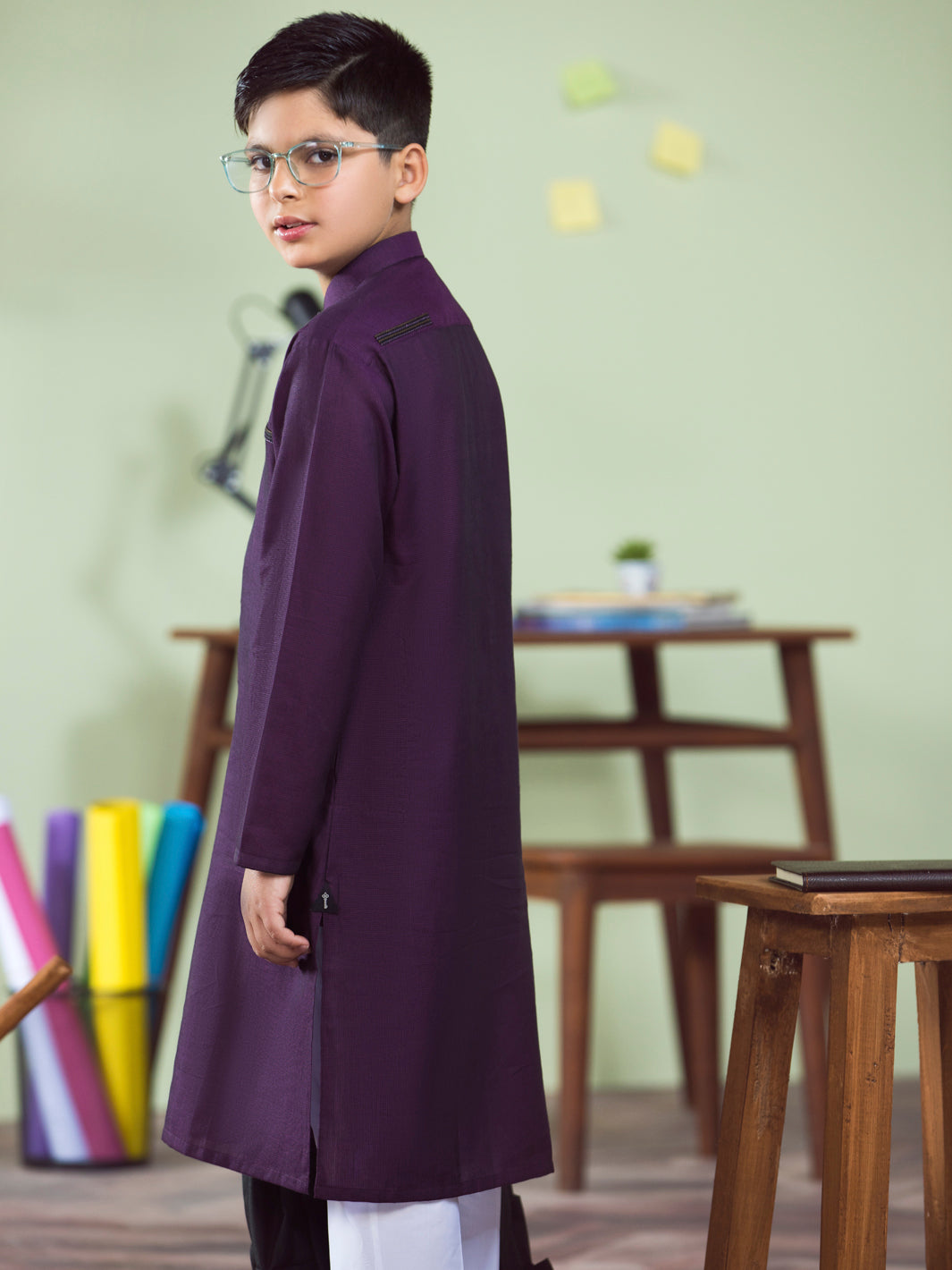 Purple Boy Kurta - ALT-K-001
