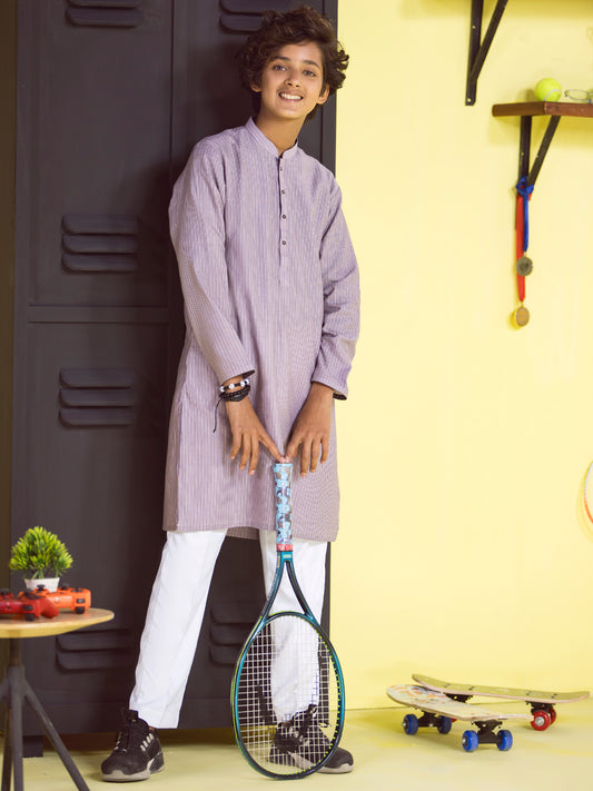 Purple Boy Kurta - ALT-K-004A