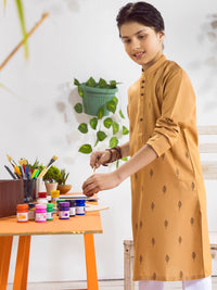 Mustard Boy Kurta - ALT-K-006