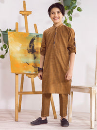 Brown Boy Kurta Trouser - ALT-KT-008