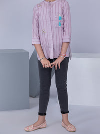 Light Purple Lawn Kurti - ALT-LK-1041