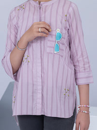 Light Purple Lawn Kurti - ALT-LK-1041