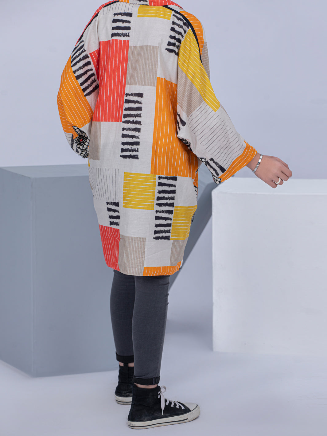 Beige Lawn Kurti - ALT-LK-1047