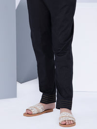 Black Cambric Girl Trouser - ALT-T-1023