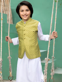 Green Blended Boy Waistcoat - ALT-WC-001